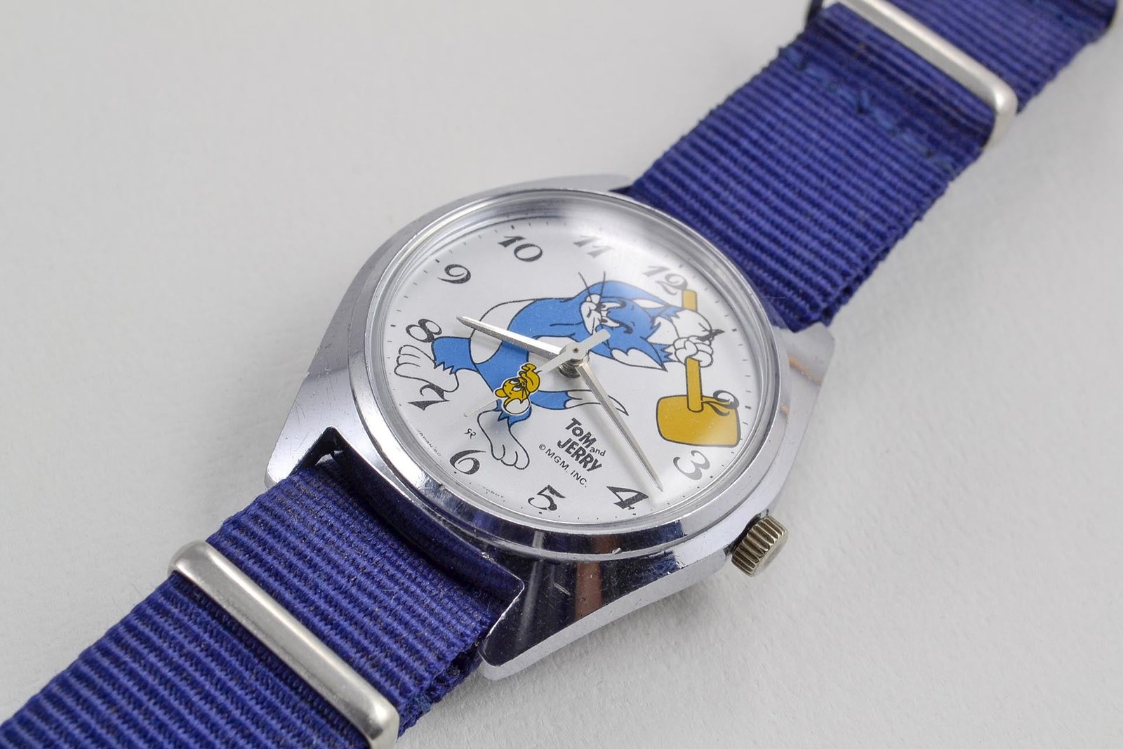 lumeville seiko tom jerry mgm cartoon vintage watch