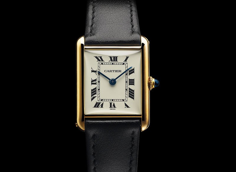 Watch-Cartier-Tank-yellow-gold