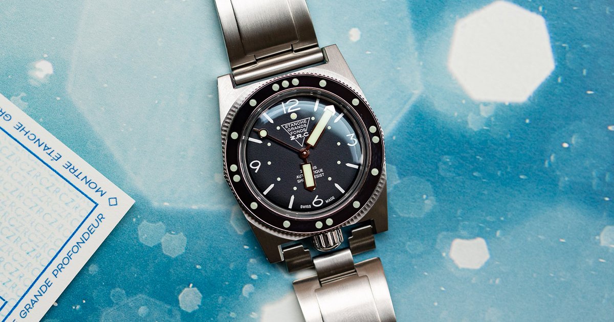 ZRC Grands Fonds GF38 Heritage: new diver's watch