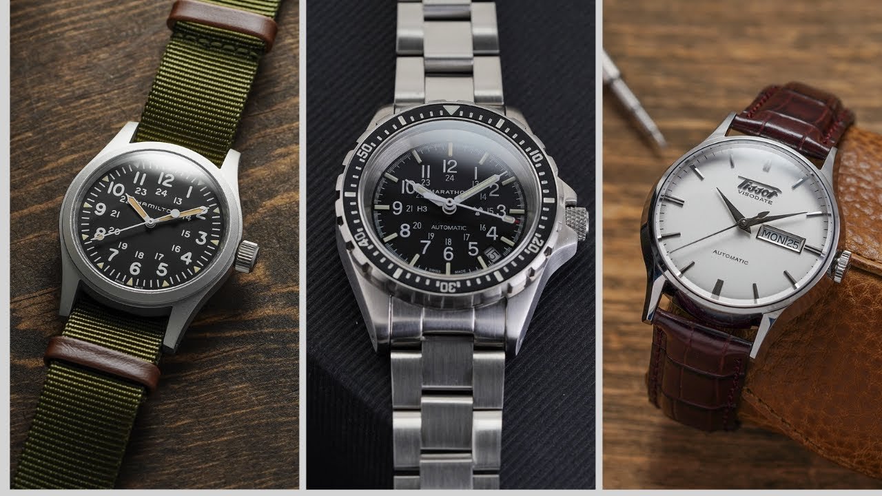 The BEST Swiss Watches Under $1,000 – 14 Watches from Tissot, Hamilton, Doxa, Marathon, and MORE