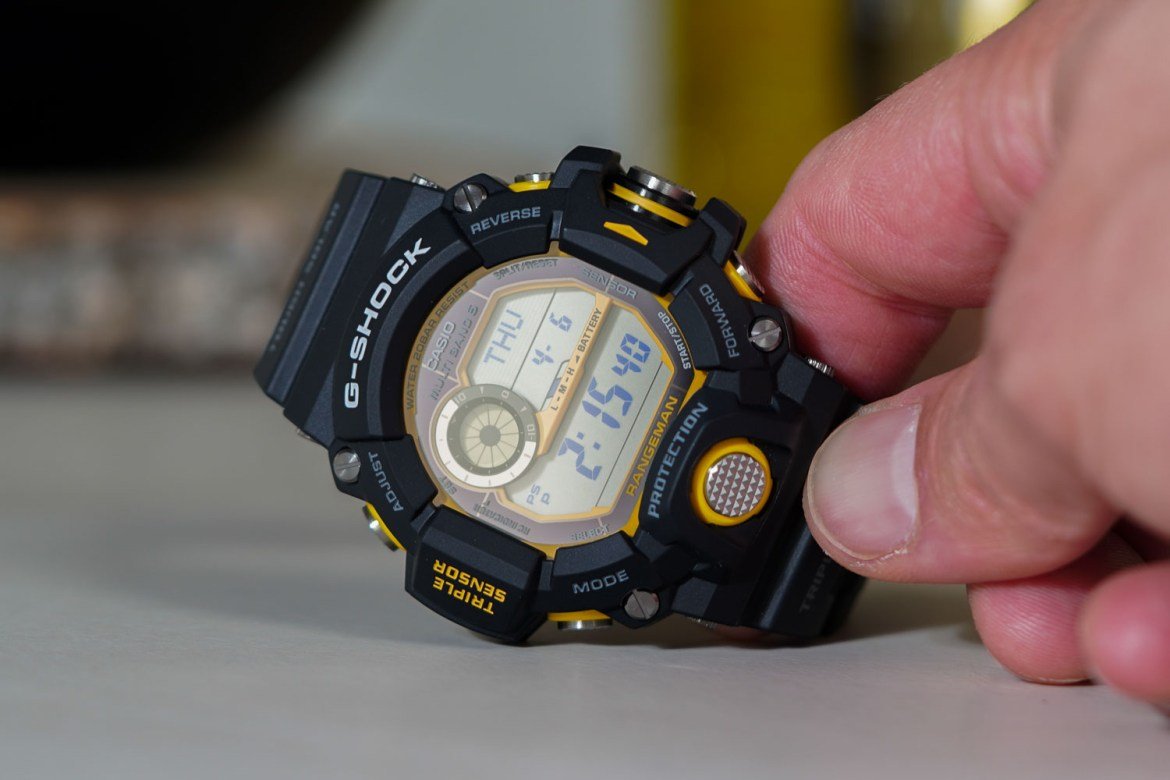 G shock hotsell rangeman yellow