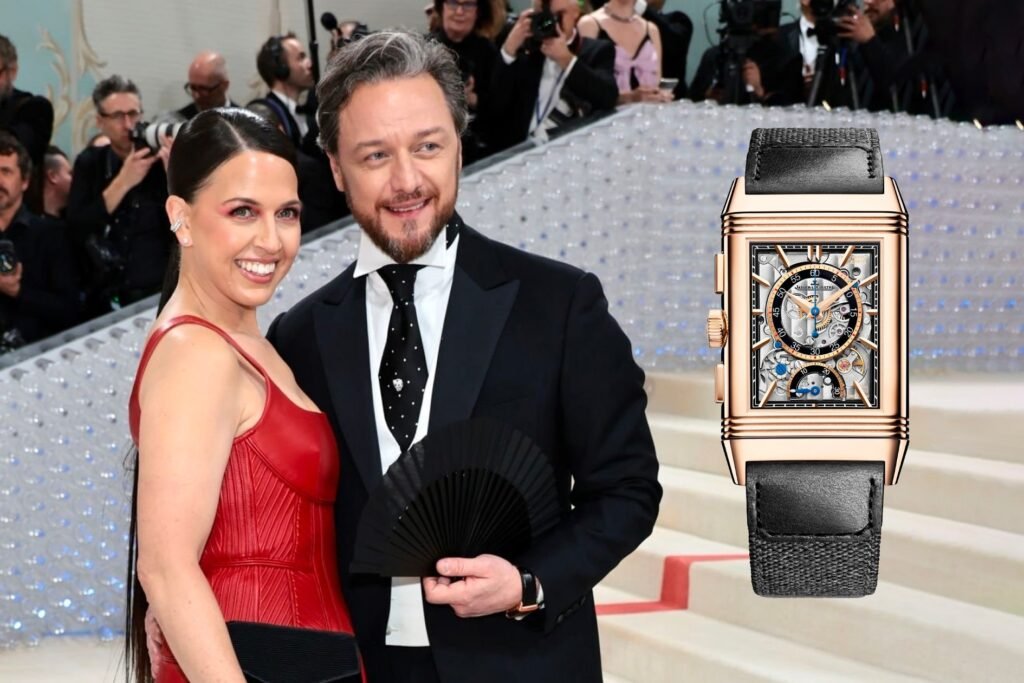 Jaeger-LeCoultre Reverse Chronograph worn by James McAvoy at the Met Gala