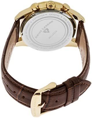 1685921039 97 Swiss Legend Mens Bellezza Watch with Leather Strap Model 22011 YG 02 BRN