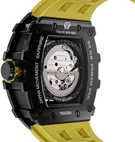 1686791971 878 Luxury Mens Automatic Mechanical Watch 50M Waterproof Elegant