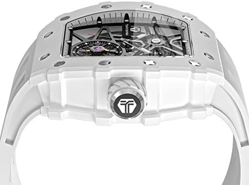 1686817761 729 TSAR BOMBA Luxury Automatic Mechanical Mens Watch Carbon Fiber
