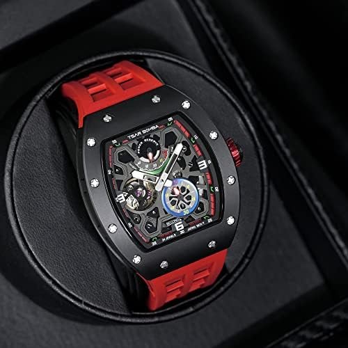 1686847298 224 TSAR BOMBA Tonneau Mechanical Watch with Luminous Sapphire Crystal