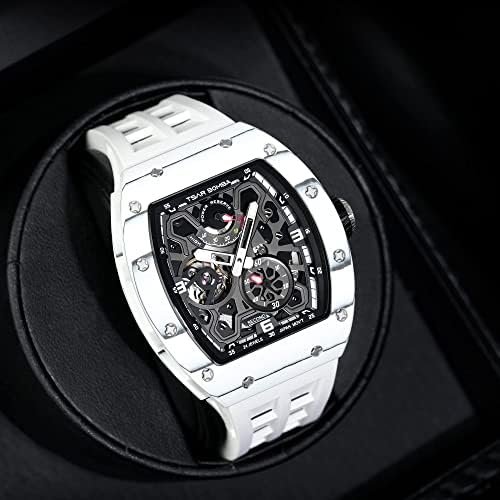 1686861980 922 TSAR BOMBA Skeleton Automatic Watch Waterproof Power Reserve Luxury Wristwatch