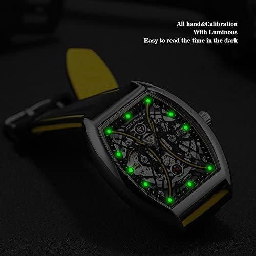 1686942624 581 Waterproof Skeleton Mechanical Watch with Silicone Strap for Men