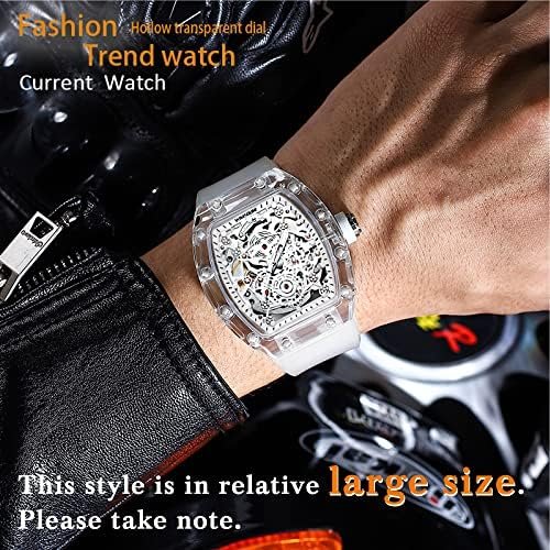 1686975796 195 KIMSDUN Stylish Skeleton Sport Watch Waterproof Mechanical Wristwatch