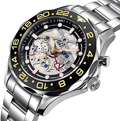1687097018 256 TSAR BOMBA Hybrid GMT Luxury Mens Watch 200M Waterproof