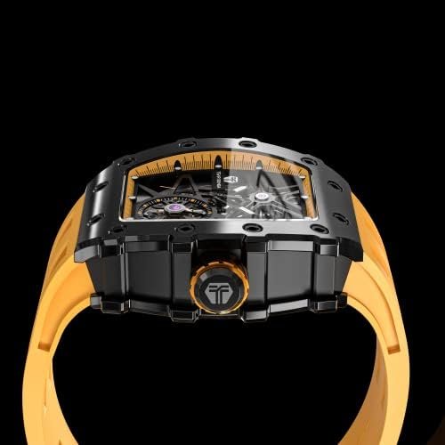 1687144594 609 TSAR BOMBA Automatic Mens Watch Waterproof Luxury Skeleton Wristwatch
