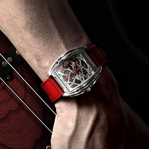 1687170486 254 Z Series Automatic Skeleton Watch with Leather and Silicone Straps