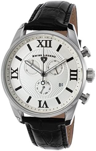Swiss Legend Mens Bellezza Watch with Leather Strap Black