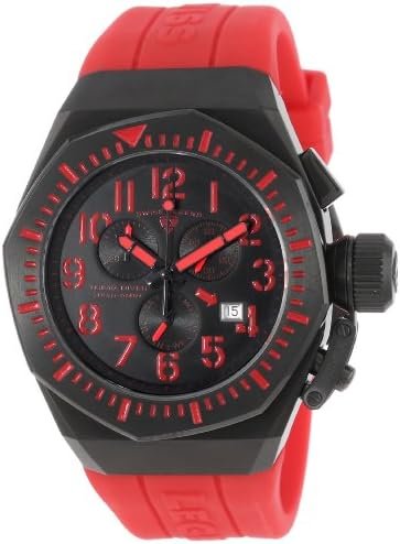 Swiss Legend Mens Trimix Diver Chronograph Red Watch