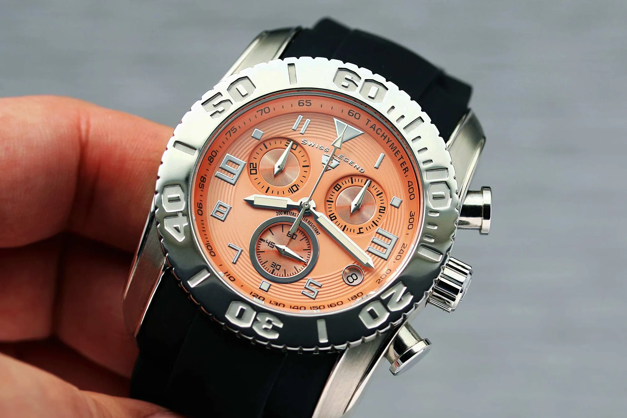 swiss legend commander chronograph orange edited