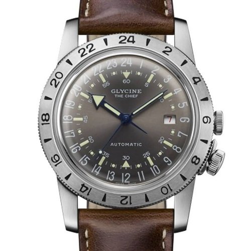 vintage airman watch the chief purist gl0412 wisteria
