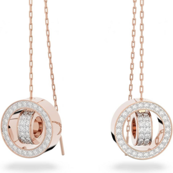 Swarovski women's earrings in rose gold