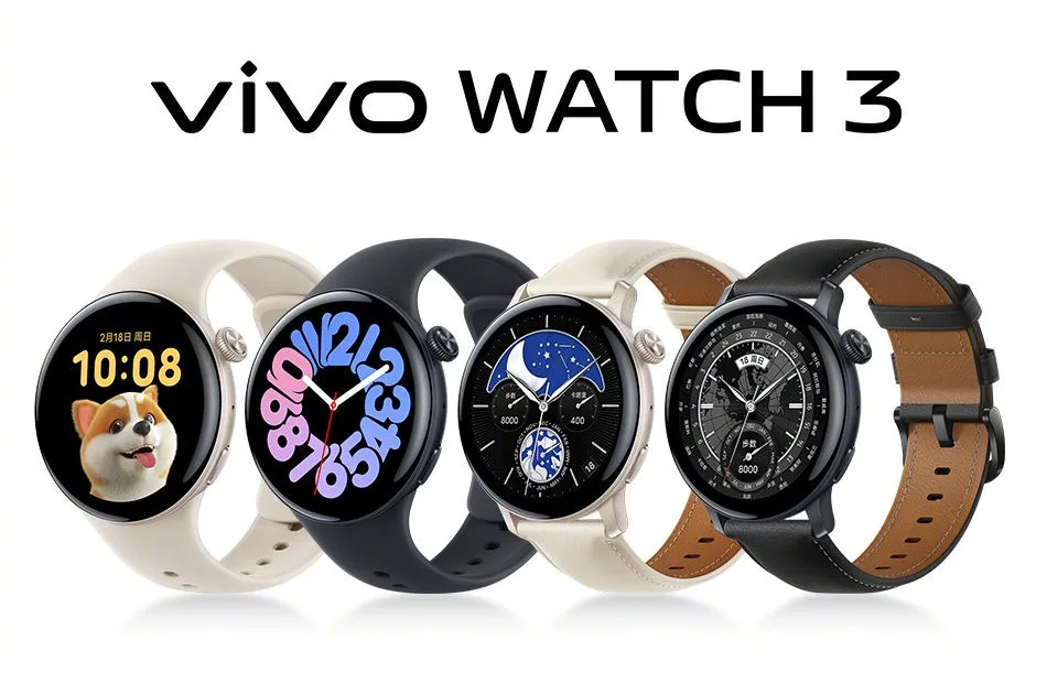 The Vivo Watch 3 boasts a 1.43-inch AMOLED display and is equipped with Blue OS.