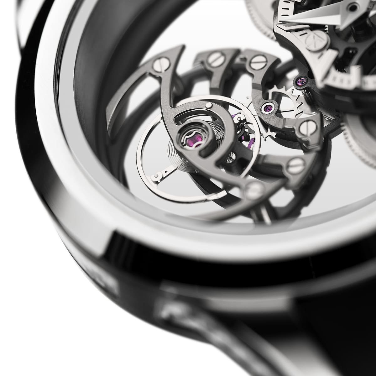 Artya Purity steel watch movement