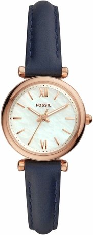 Elegant watch. The Fossil Carlie Mini is the perfect choice for the modern woman.