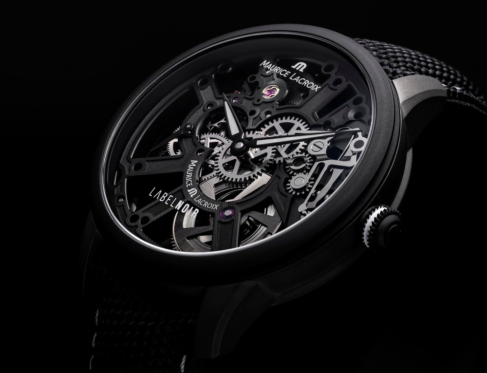 Maurice Lacroix Masterpiece Skeleton Label Black watch