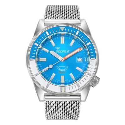 matic light blue mesh maticxseme22 squale watch