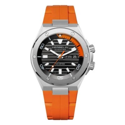 cap camarat diver automatic watch 1745a14cmd herbelin