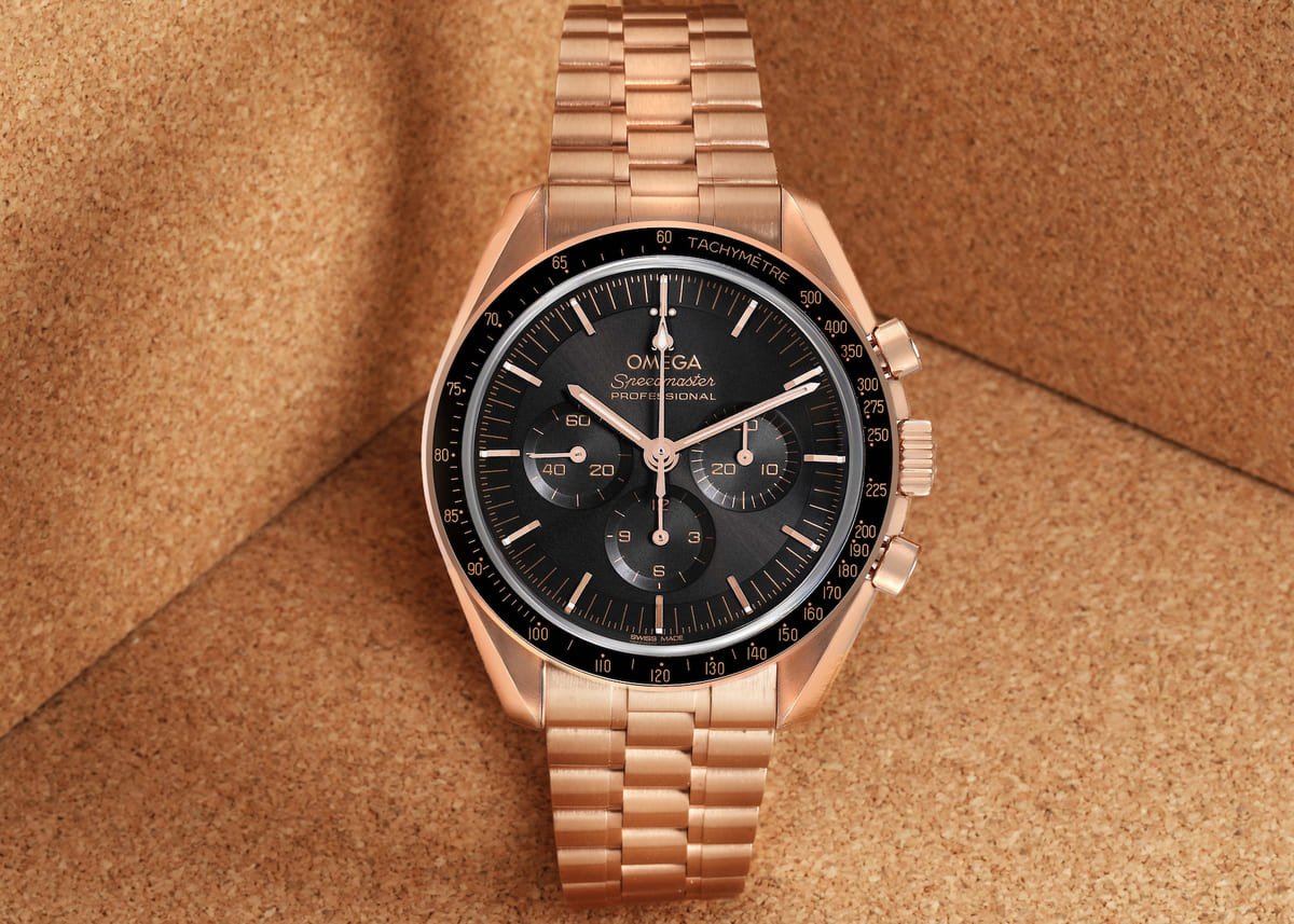 omega speedmaster sedna gold