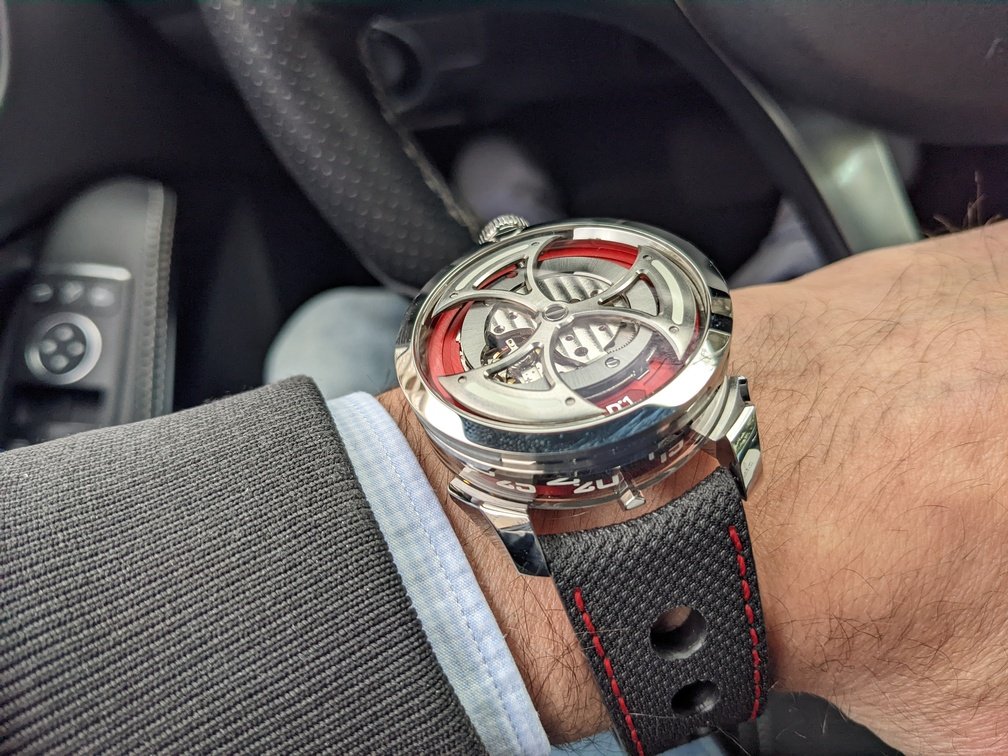 Mbandf Mad editions mad1 red watch