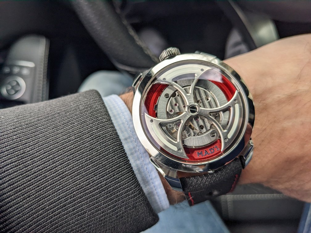 Mbandf Mad editions mad 1 red watch