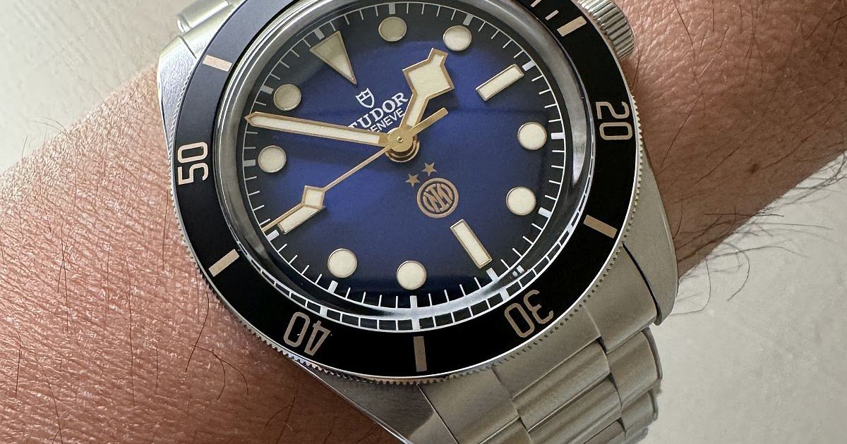 Tudor continues its foray into football with Black Bay 58 Inter Milan