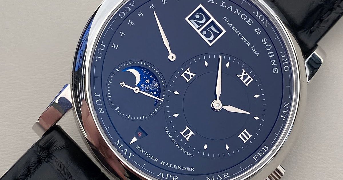 The Darth vibe is back at Lange & Söhne with the Lange 1 Perpetual Calendar in platinum