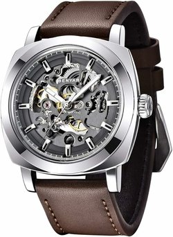 BENYAR - Men's Skeleton Automatic Watch