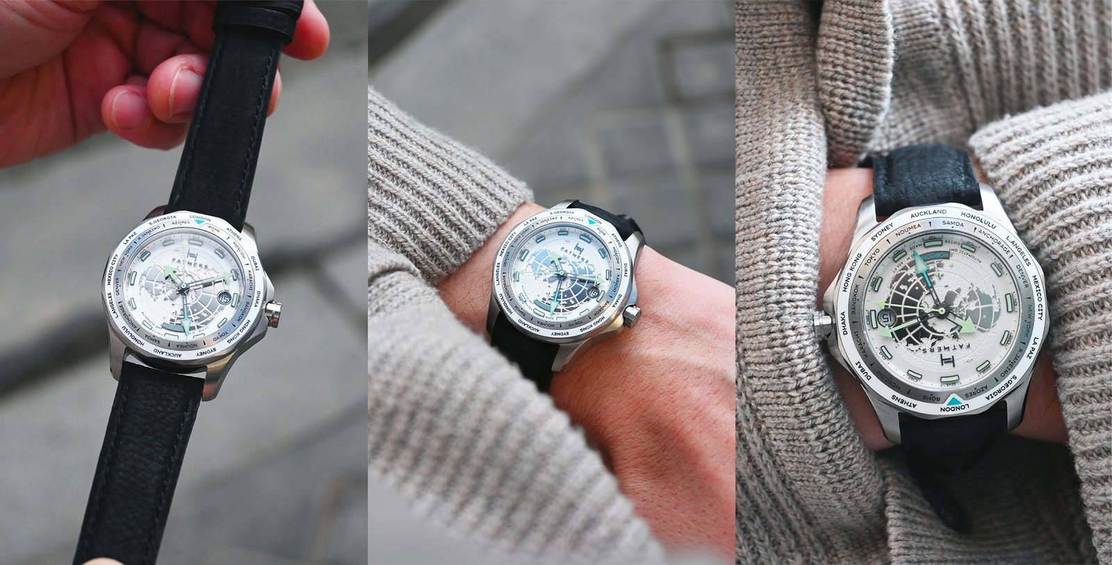 Fathers Horizon Globetrotter: A WorldTimer Watch Built for Exploration!