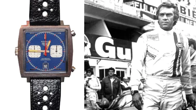 TAG Heuer Monaco watch worn by Steve McQueen