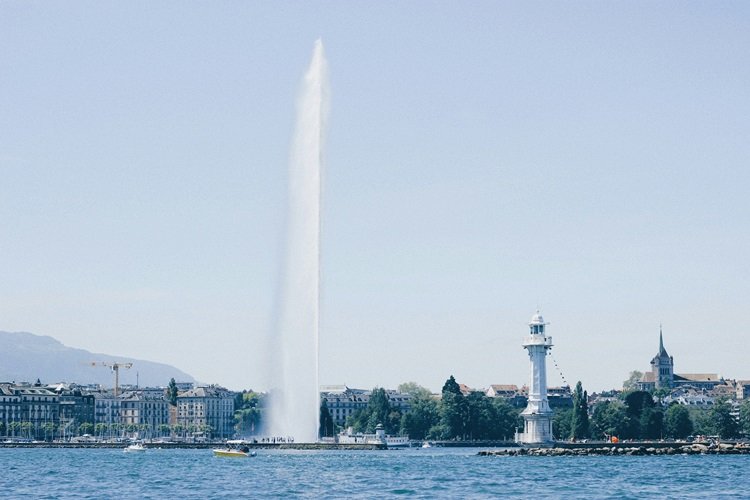 Geneva water jet Switzerland