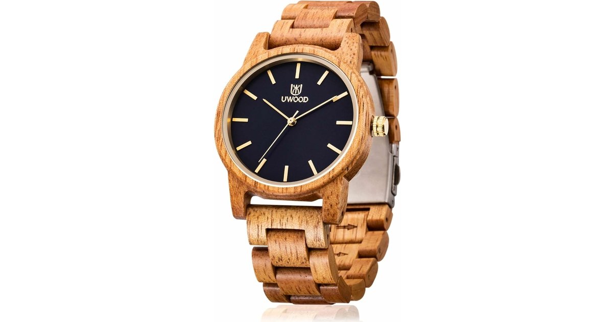 Rewrite this title Top men’s watches with natural wood bracelet