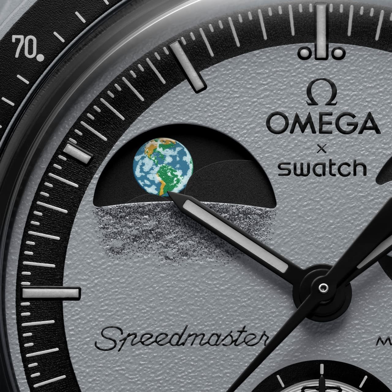 Swatch Bioceramic Moon watchSwatch Mission to Earthphase