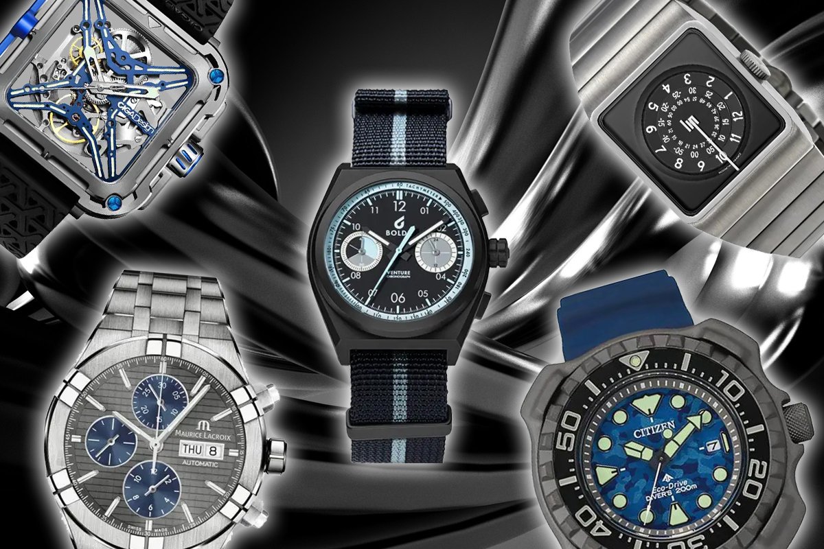 Rewrite this title The titanium watch in 5 attractive models