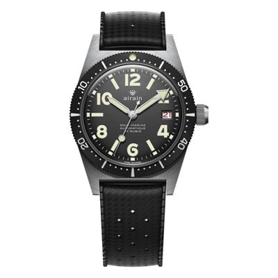 faded black underwater watch limited edition 524407 brass