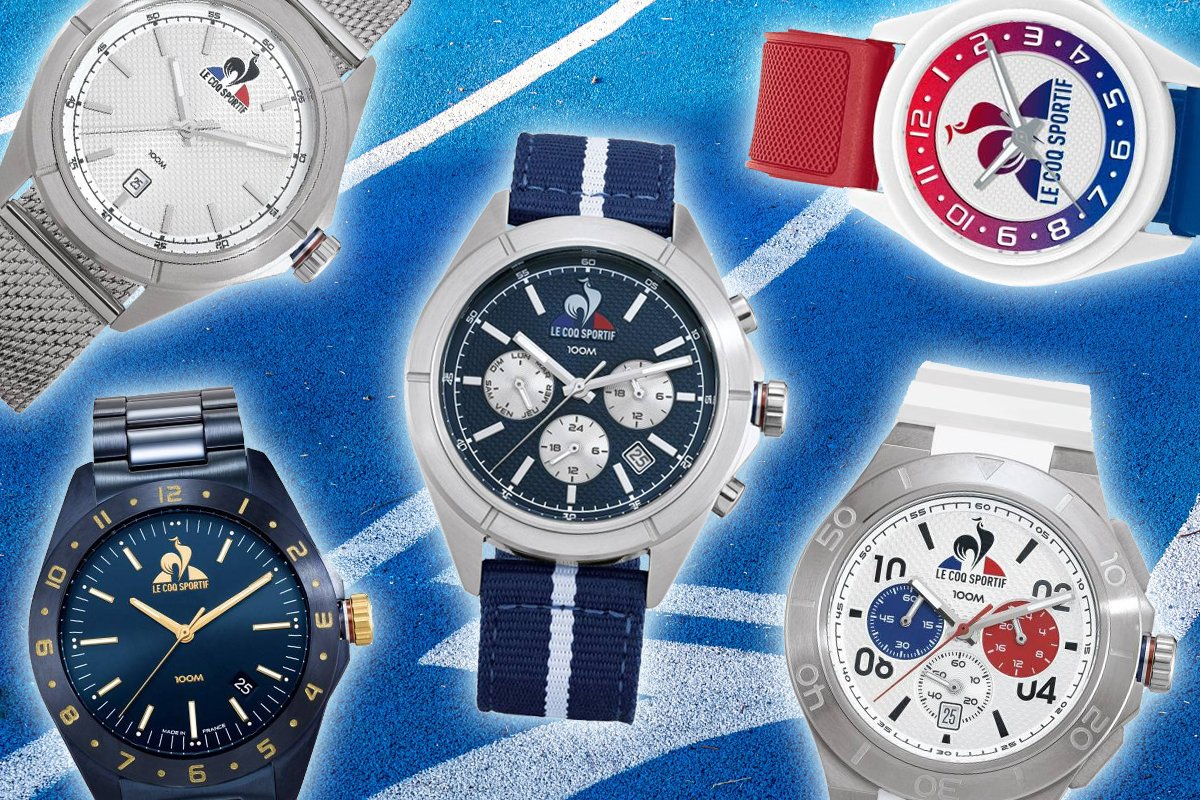 Rewrite this title Le Coq Sportif Watches: French watchmaking and sports