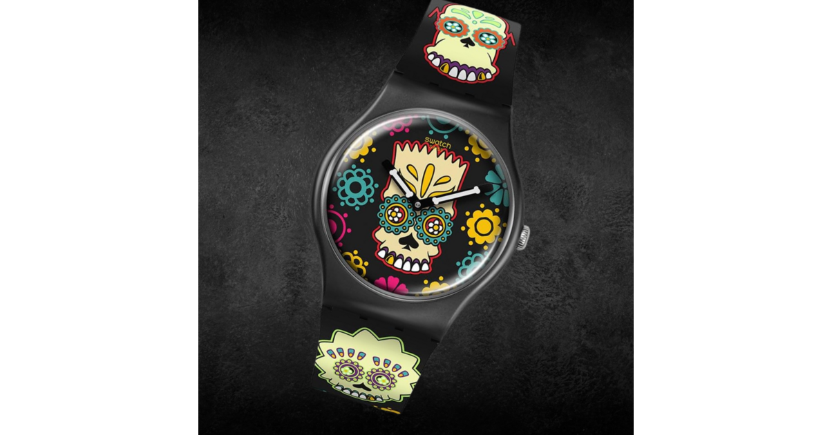 Swatch review Simpsons D'OH OF THE DEAD SO29Z135