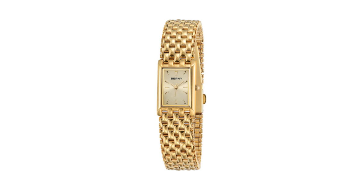 Rewrite this title Ultra -flat rectangular woman watch