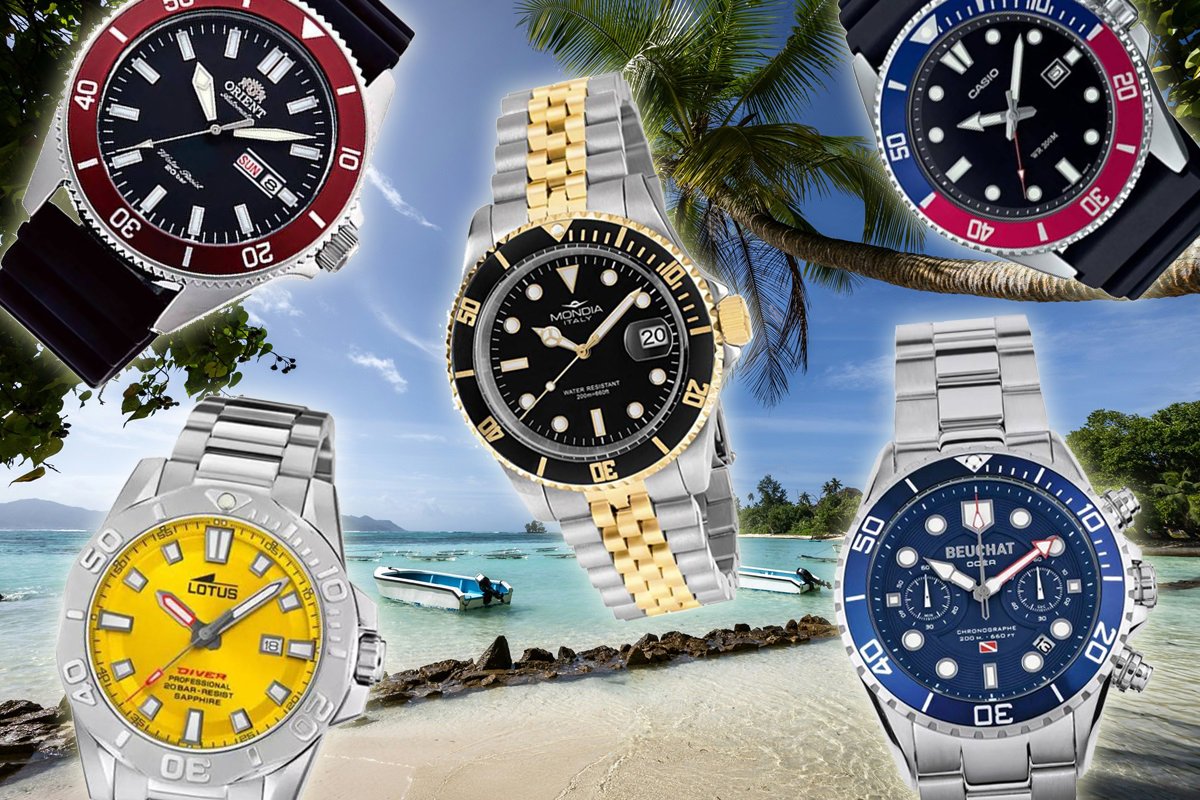 5 Affordable Diving Watches Under 250 €