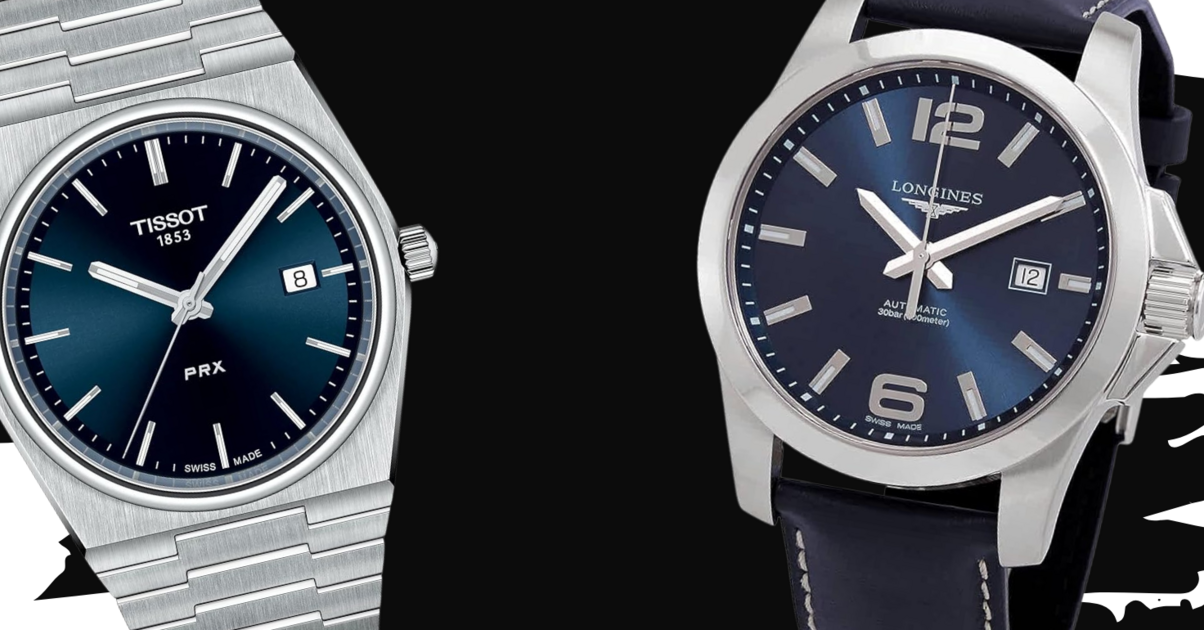 Rewrite this title Tissot PRX vs Longines Conquest