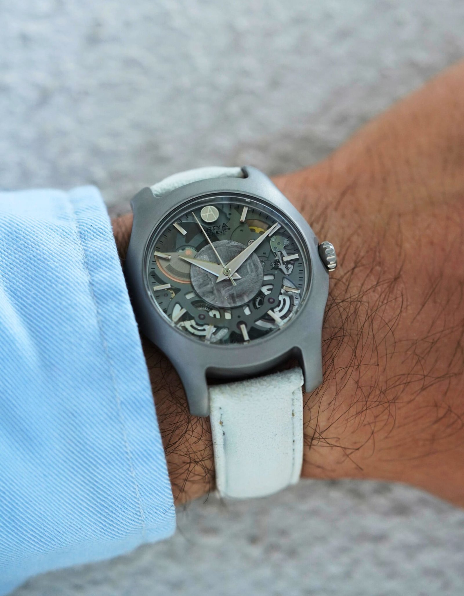 Artya Unveils the AMR-02 Featuring Its Exclusive Micro-Rotor Caliber 7 Titanium Skeleton Watch