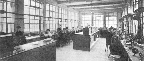 Old photo LIP watchmaking workshop