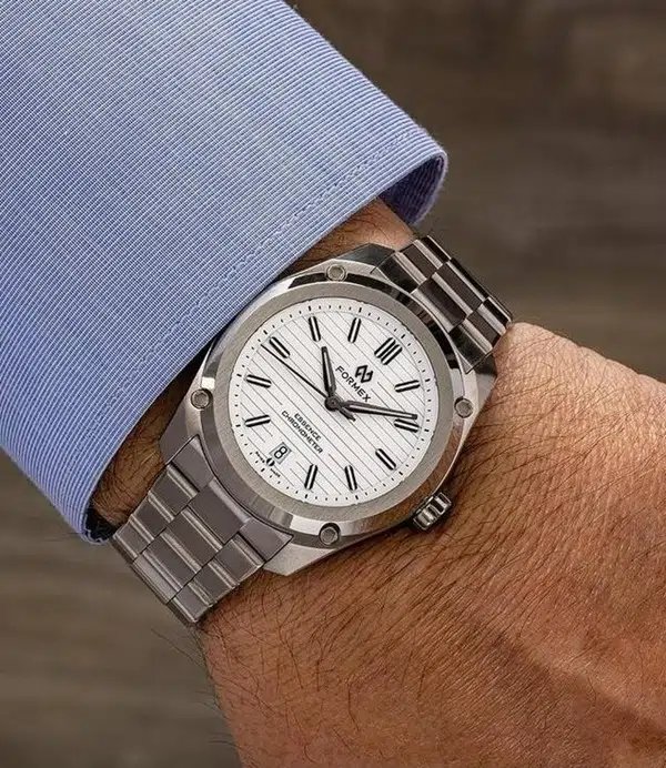 FORMEX ESPREX Watch 39mm White 0333 1 6611 Chronometer