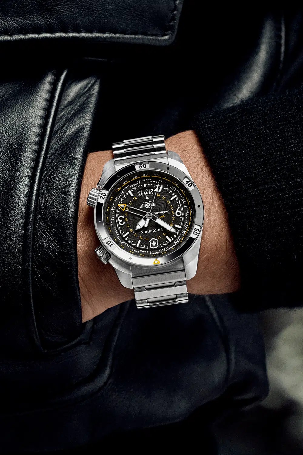 victorinox air pro watch 242004 stainless steel bracelet lifestyle range