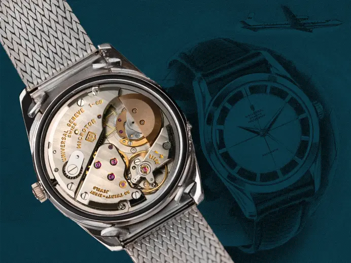 Universal Geneva Polerouter movement